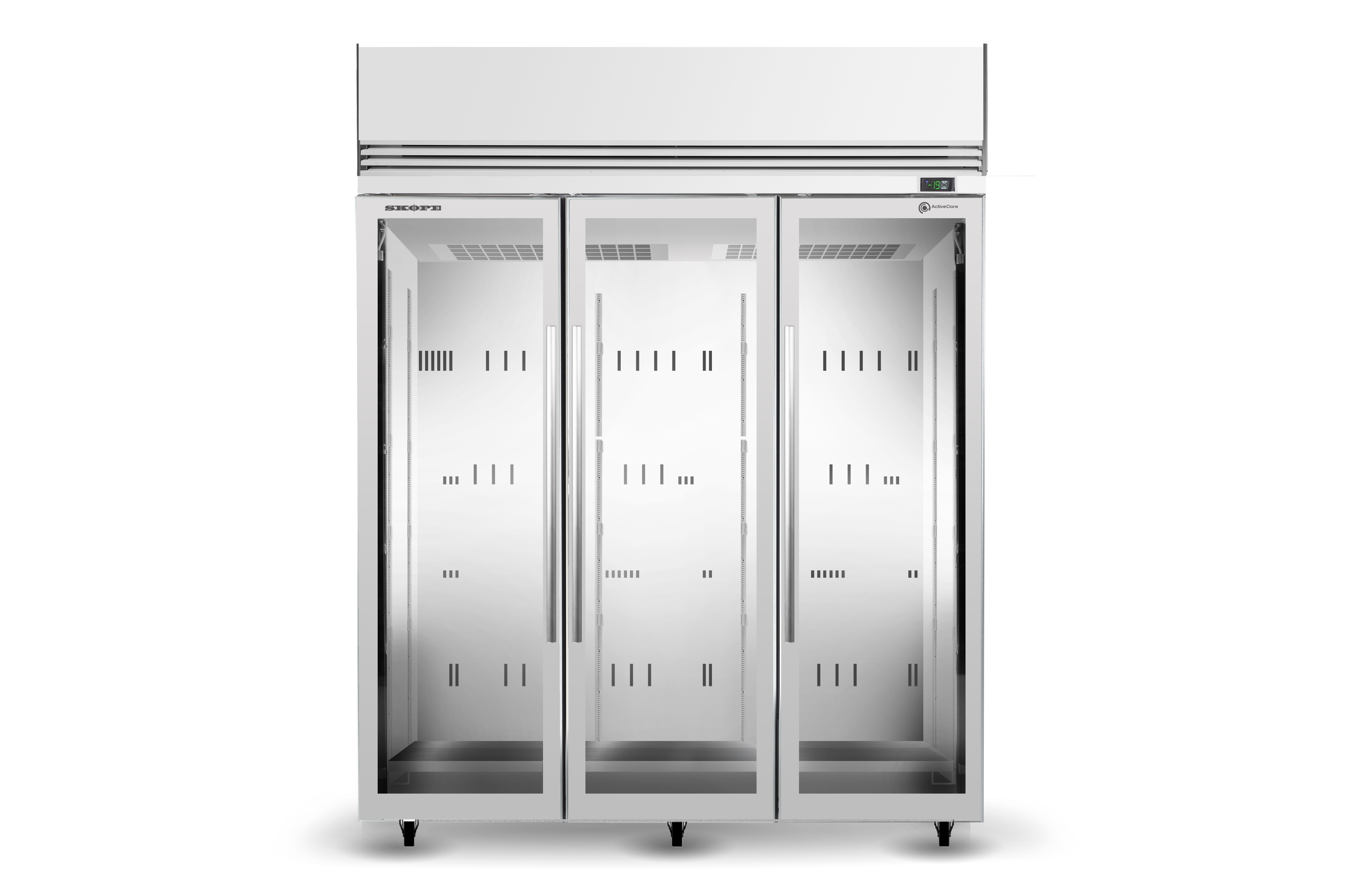 Skope TMF1500N-Ice 3 Glass Door Upright Display or Storage Freezer