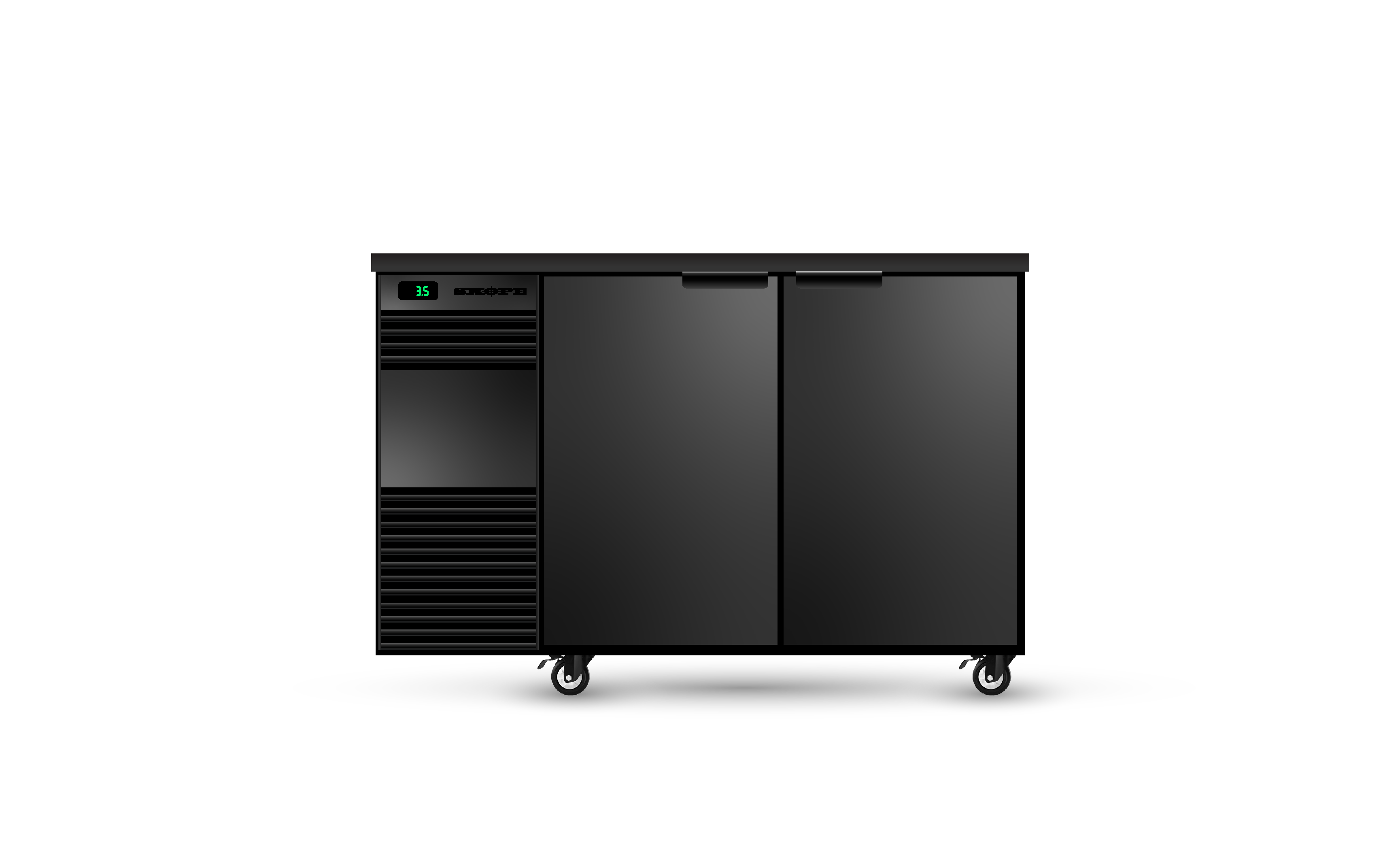 Skope BB.2.SSW BackBar 2 Solid Swing Door Fridge