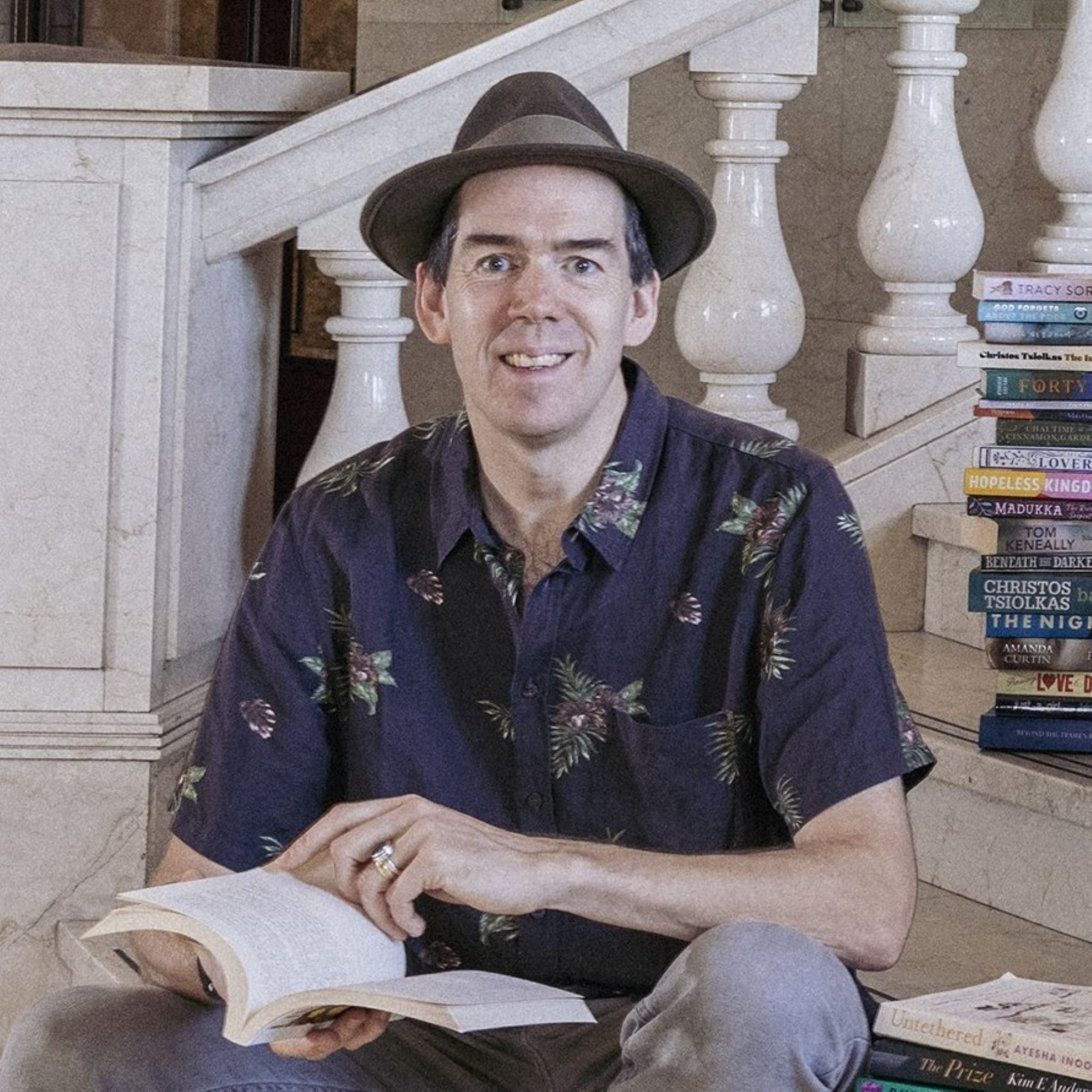 The library that made Jonty Claypole episode artwork