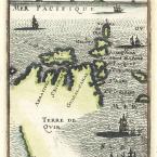 Hand-coloured printed map