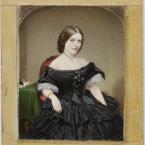 Miniature portrait of a woman