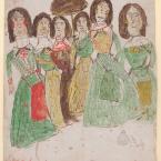 Women with parasol, 1855