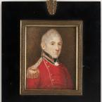 Miniature portrait of a person in military attire