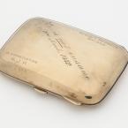 A small gold case
