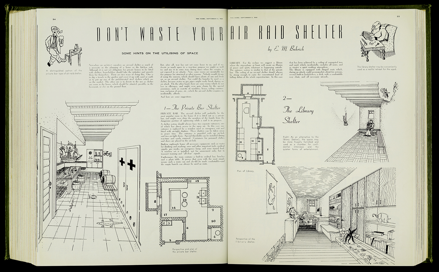 The Home: an Australian quarterly, Vol. 21 No. 9 (2 September 1940) p 54 - 55 via Trove]