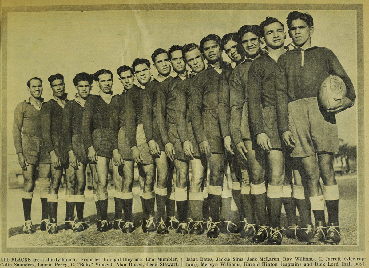 PIX article on the Redfern All Blacks 'Aboriginal Footballers' 1946, PIX, 5 October 1946, p29 