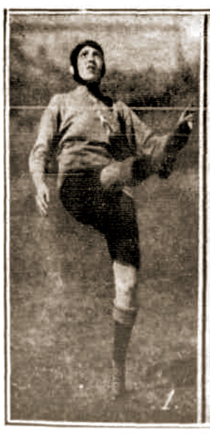 Nellie Doherty, Captain of the Blues. The Australasian. 24 September 1921, p67 via Trove