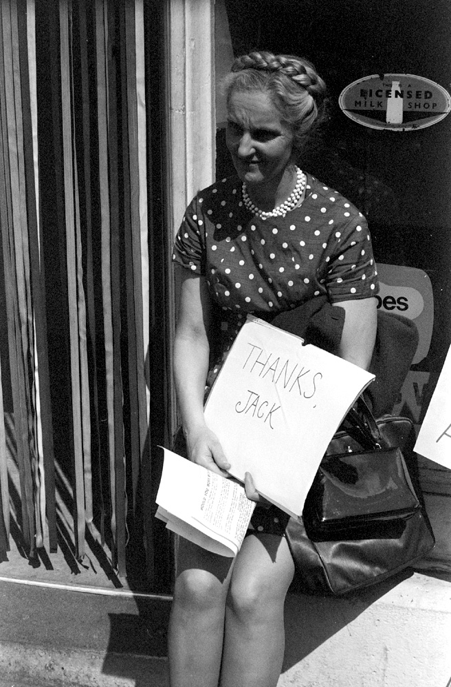  'Thanks Jack' Builders Labourers Federation Protest 1973 Rennie Ellis © Rennie Ellis Photographic Archive 