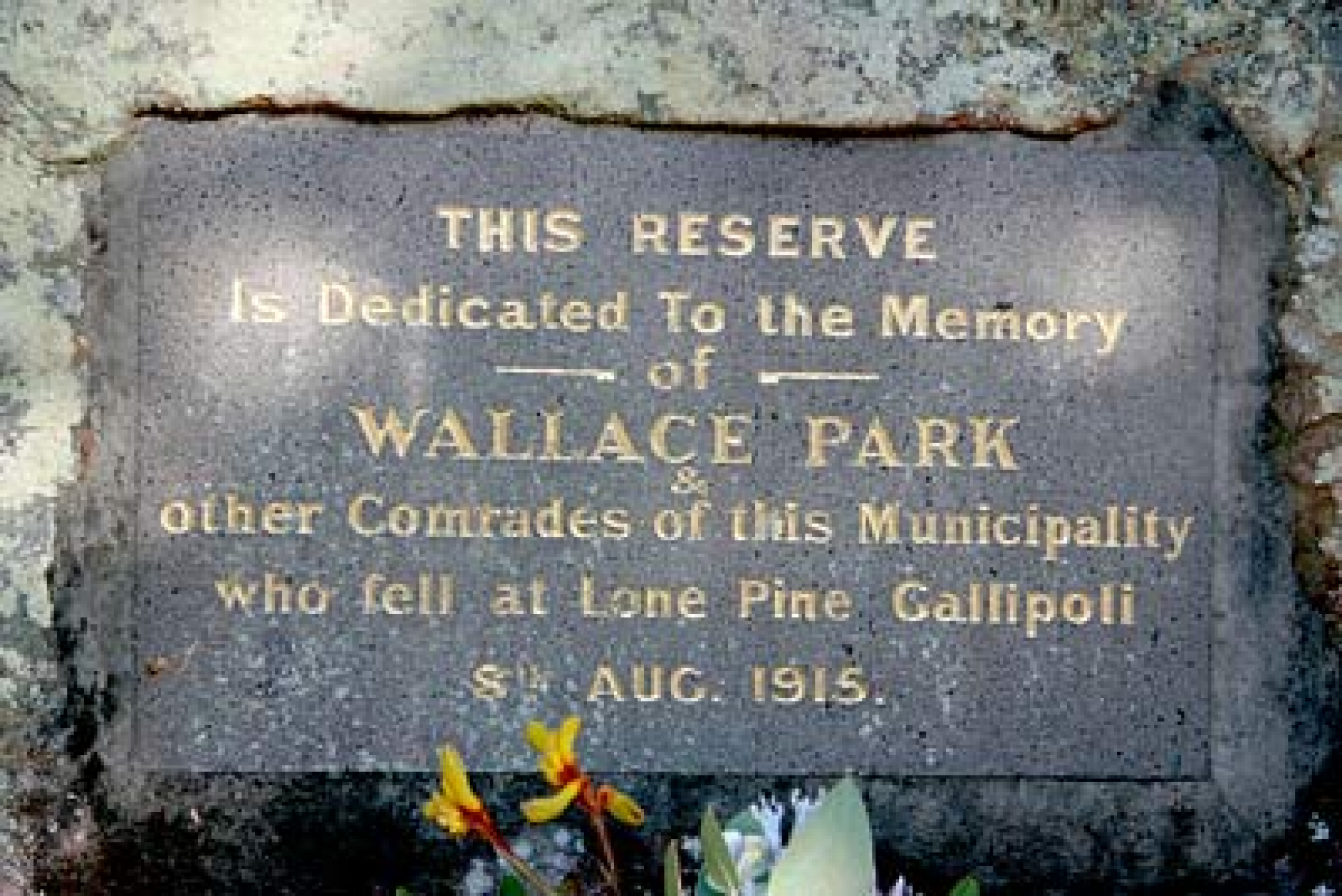 Wallace Park Reserve NSW War Memorials Register