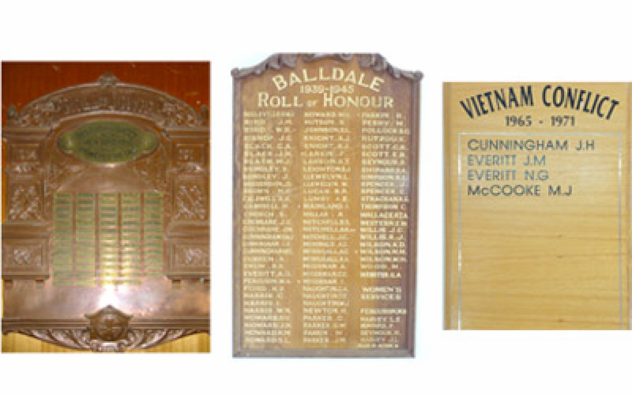 Photograph of Balldale Cricket Club Honour Rolls  war memorial