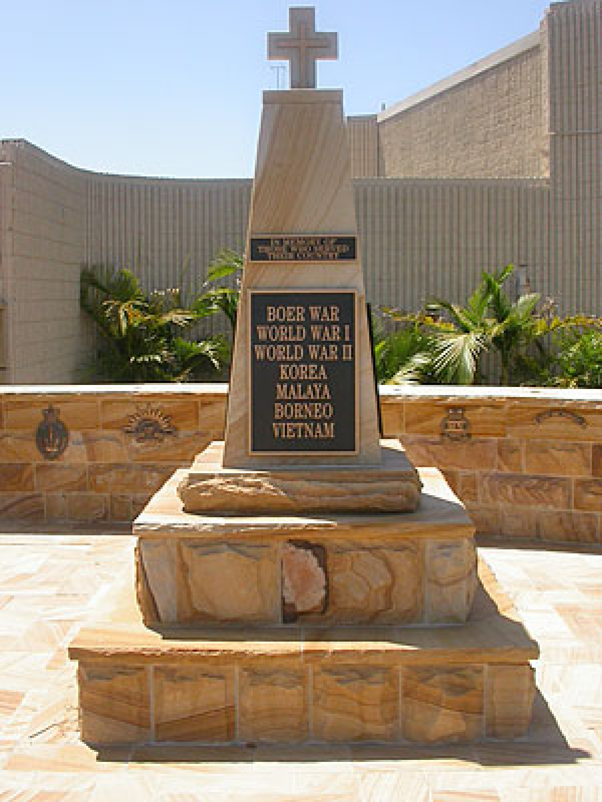 Photograph of Doyalson Wyee RSL Club War Memorial war memorial