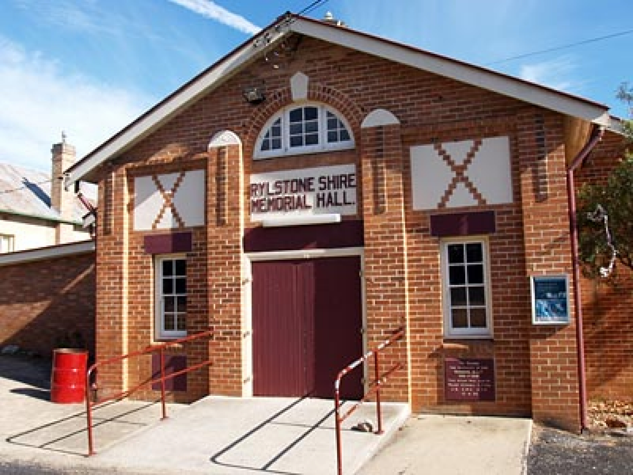 Photograph of Rylstone Shire Memorial Hall  war memorial