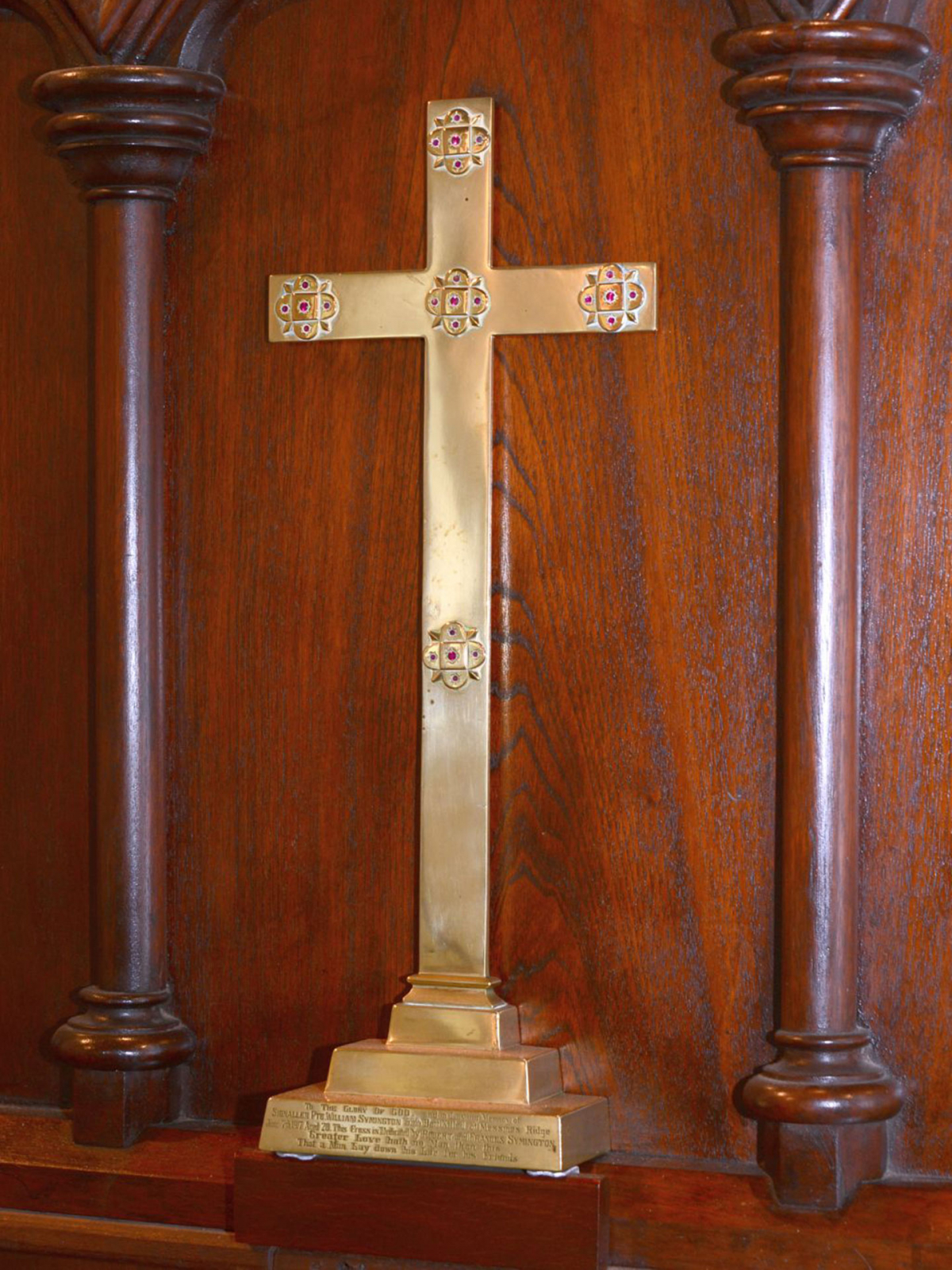 Photograph of Private William Symington Memorial Cross  war memorial