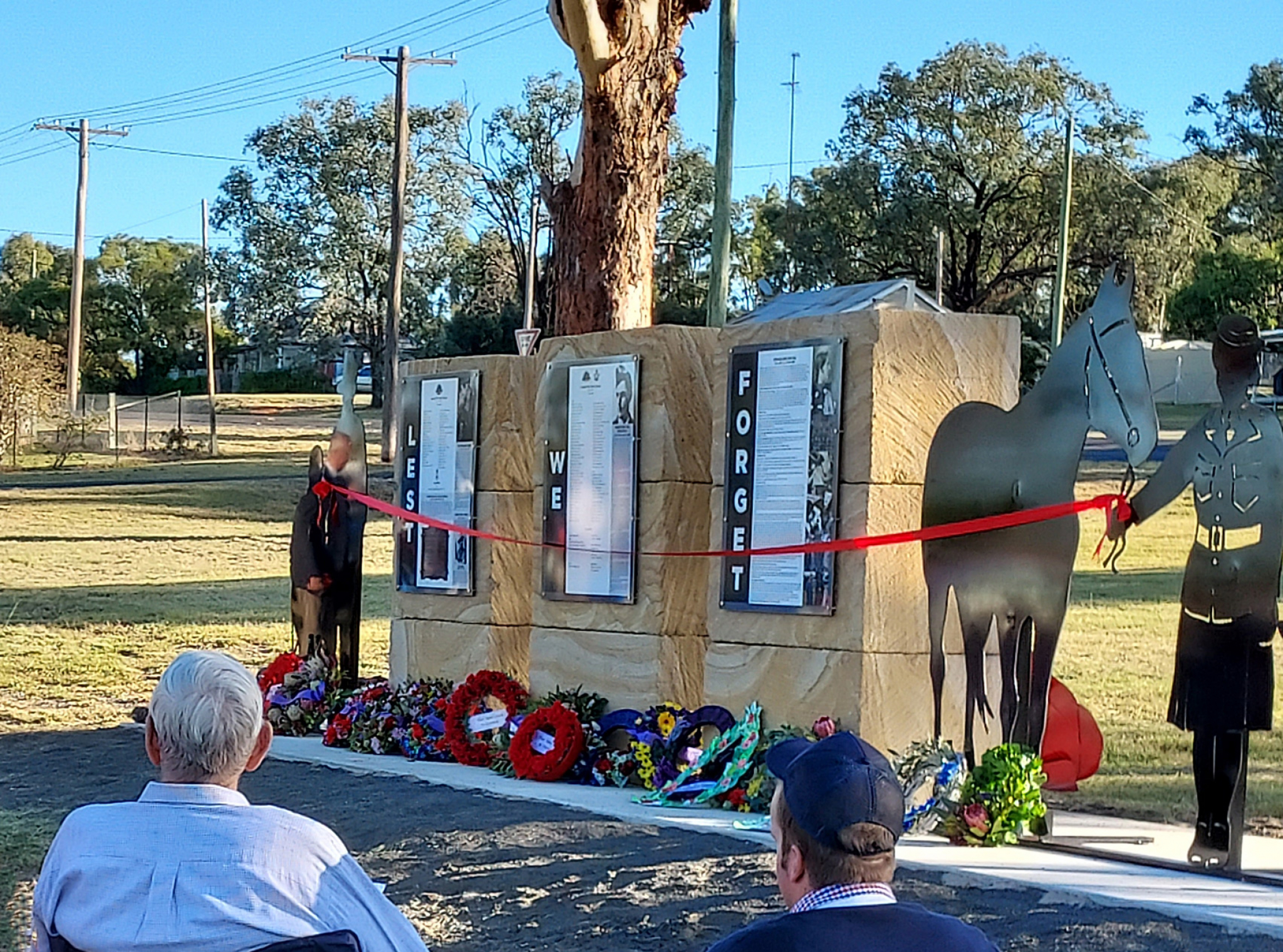 Photograph of Coolatai Founding Families War Memorial Monument  war memorial