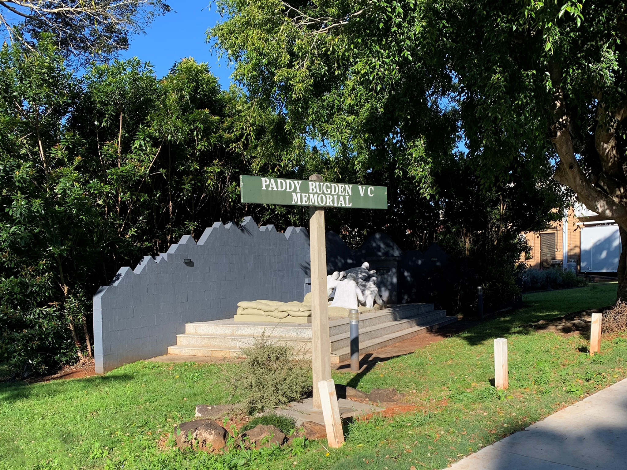 Photograph of Paddy Bugden VC Memorial, Alstonville war memorial