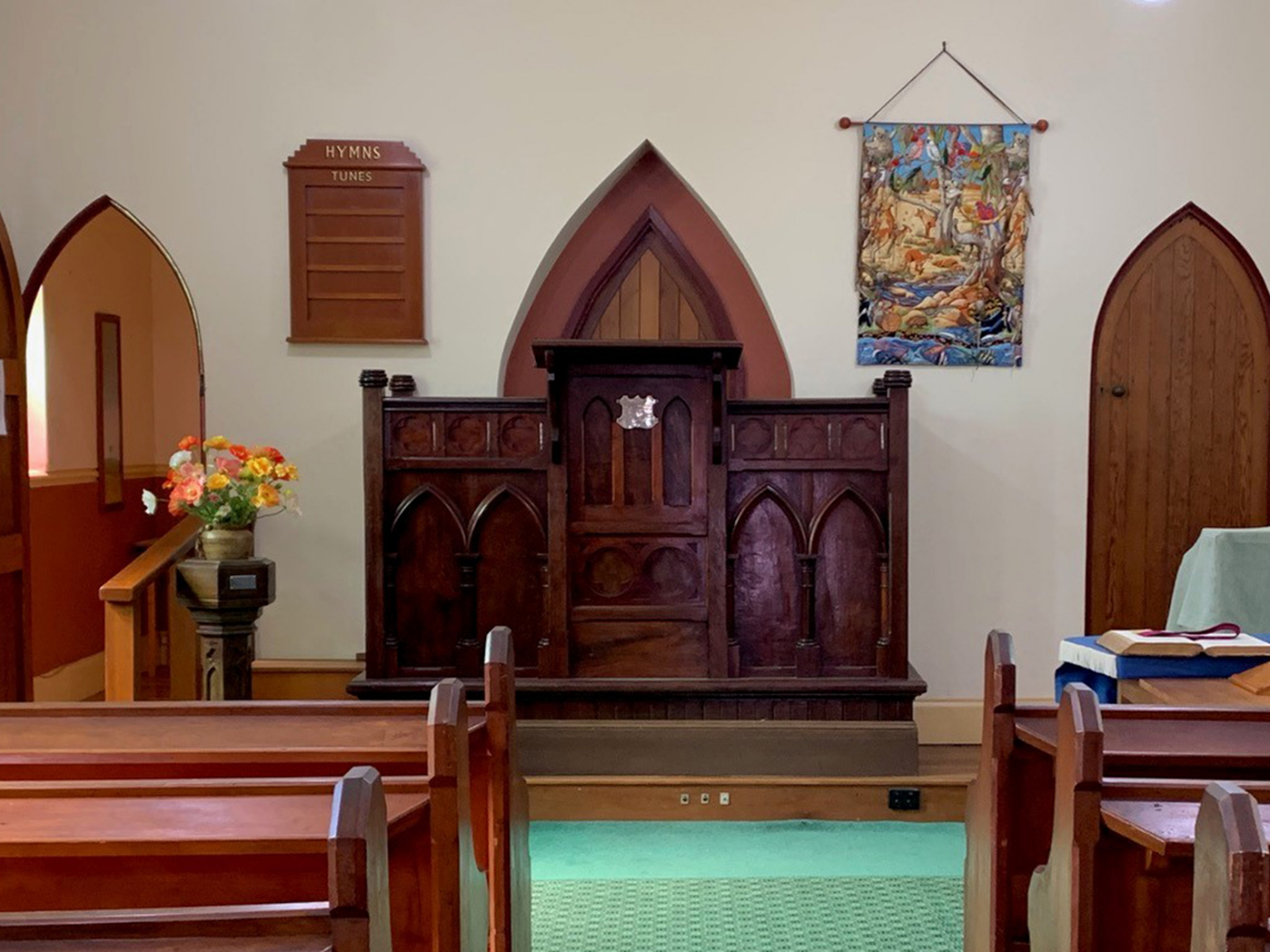 Photograph of Private Charles Harry Nicholls Memorial Pulpit, Port Macquarie  war memorial