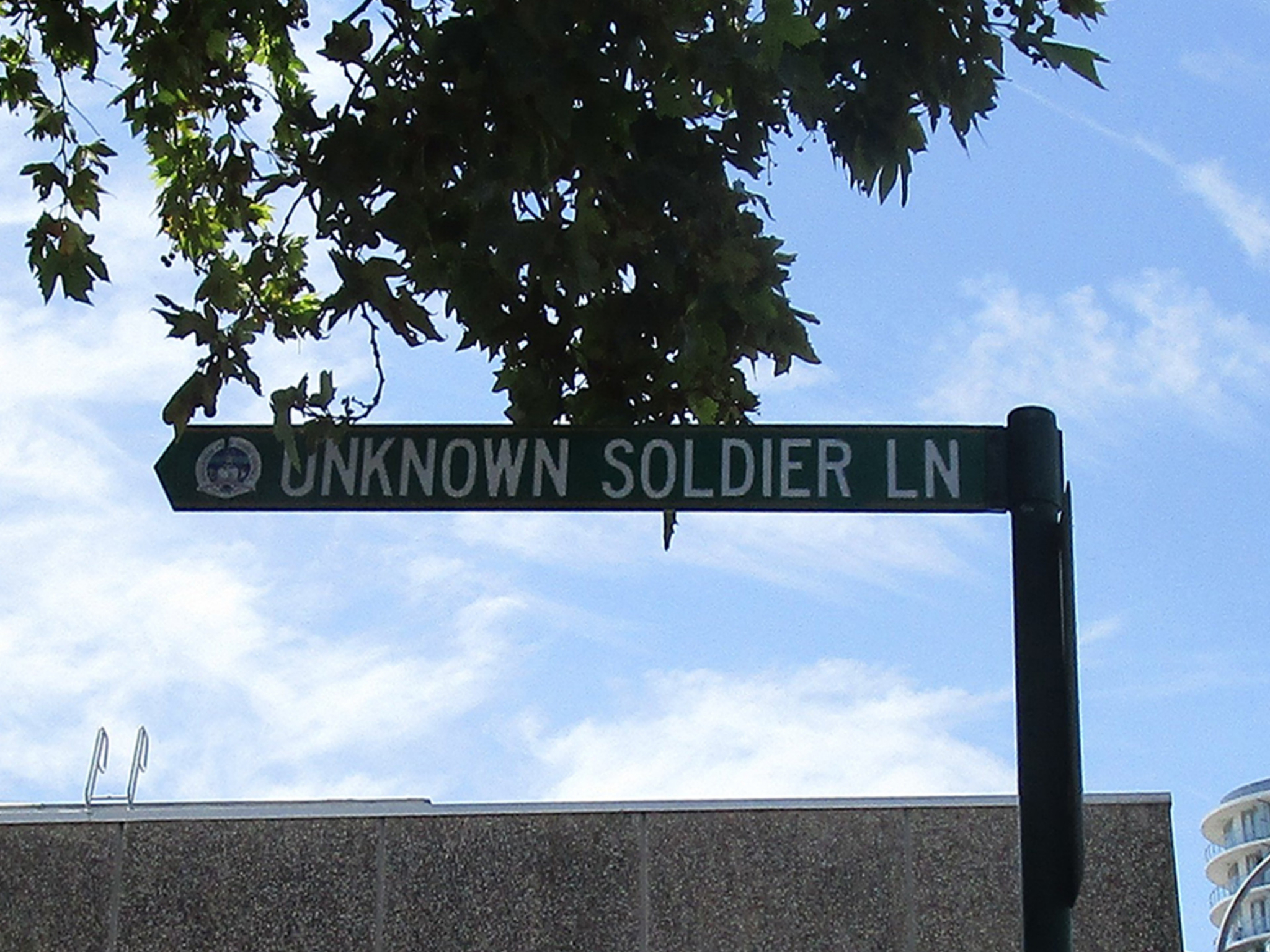 Photograph of Unknown Soldiers Lane, Castle Hill  war memorial