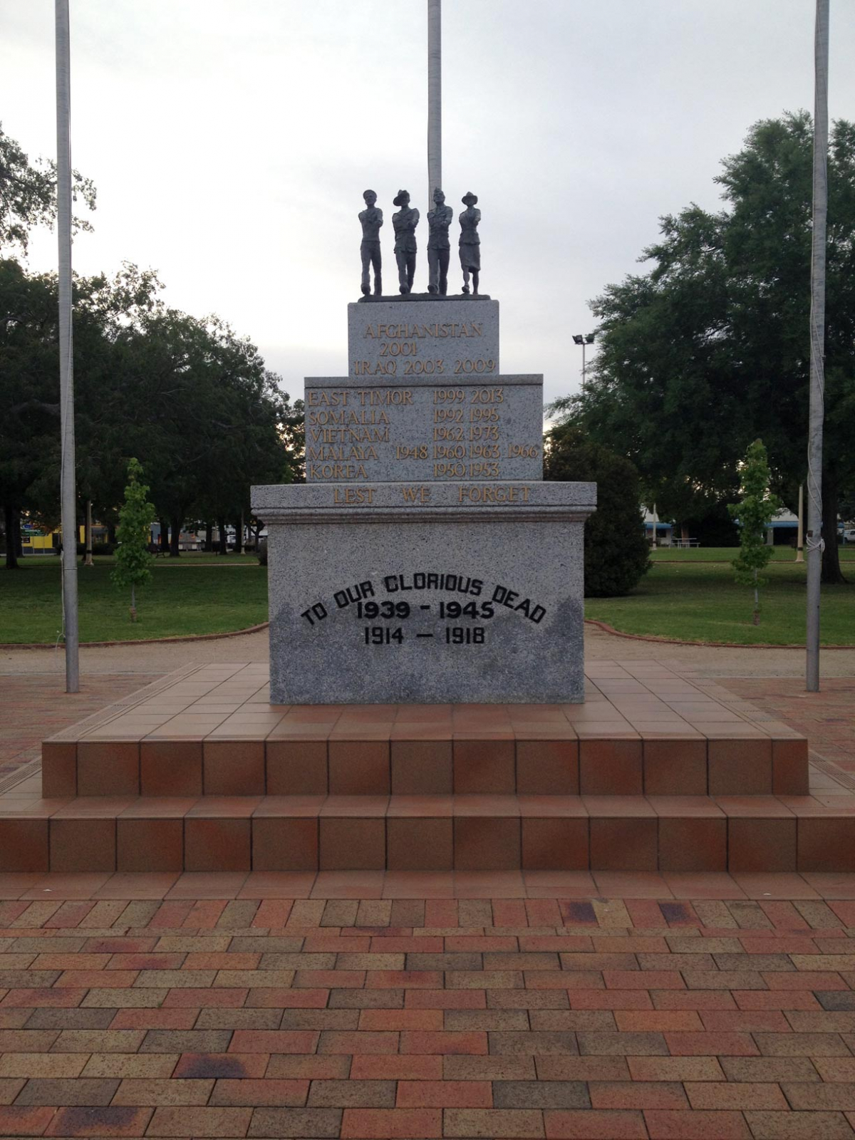 Photograph of Forbes Cenotaph war memorial