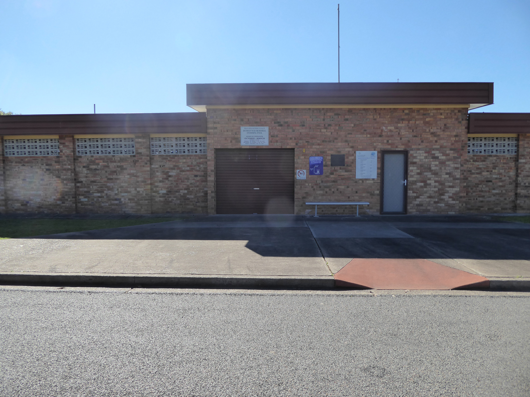 Photograph of Denman and District War Memorial Swimming Pool  war memorial