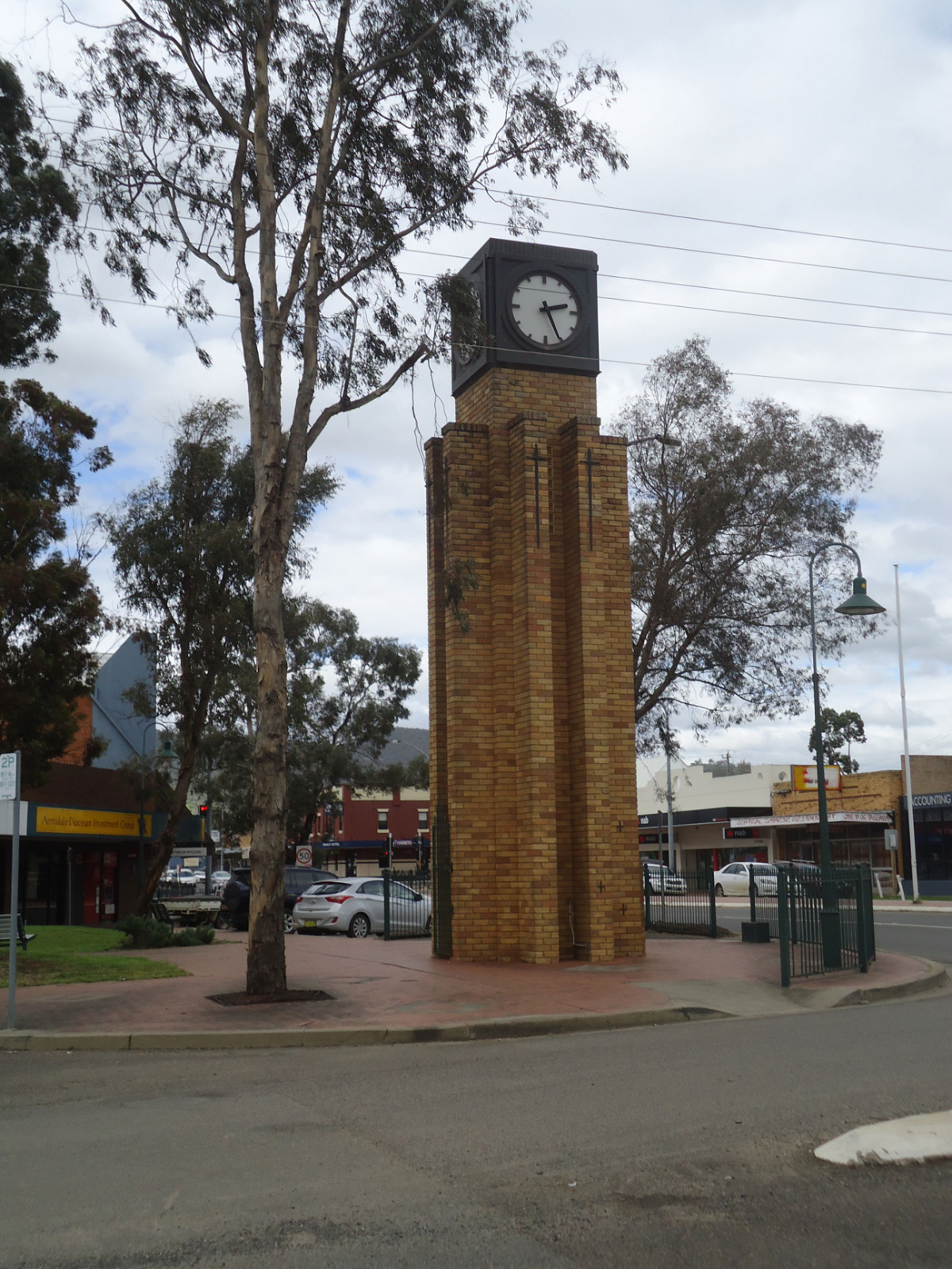 Photograph of Tamworth War Memorial Clock Tower  war memorial