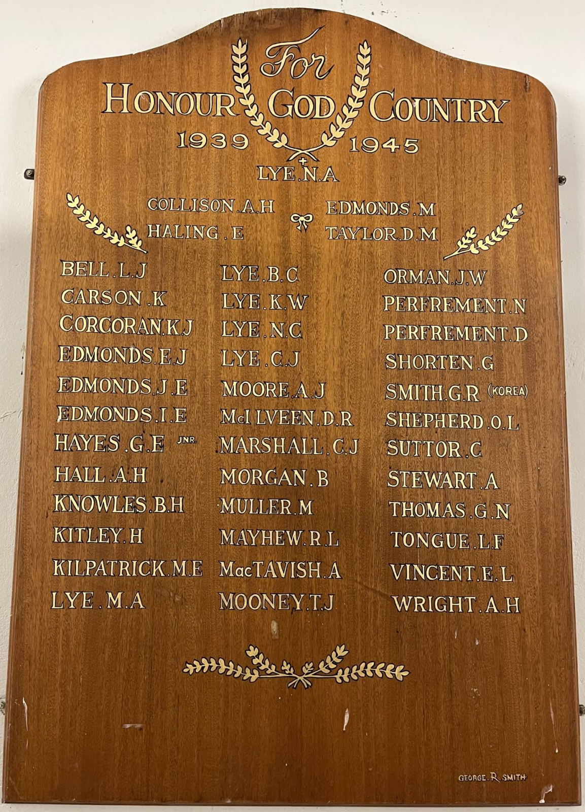 Loomberah War Memorial Hall and Second World War honour roll