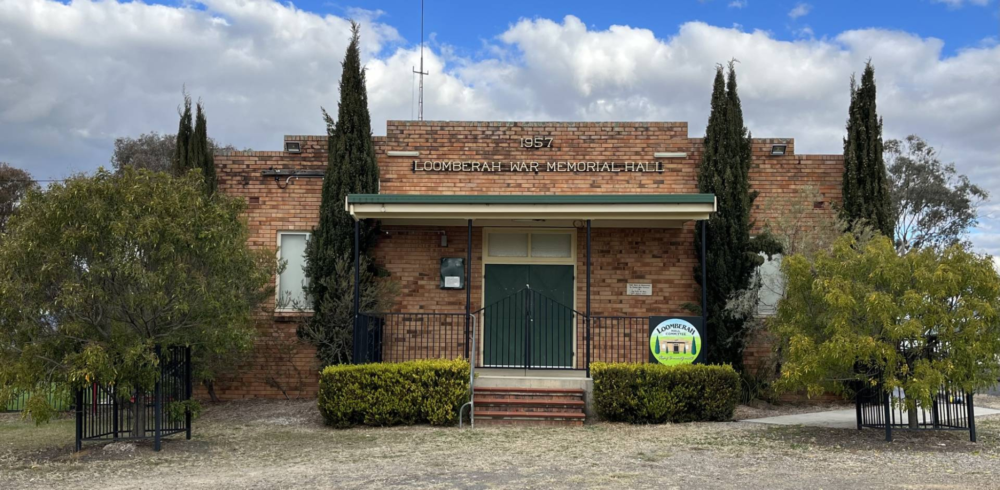 Loomberah War Memorial Hall and Second World War honour roll