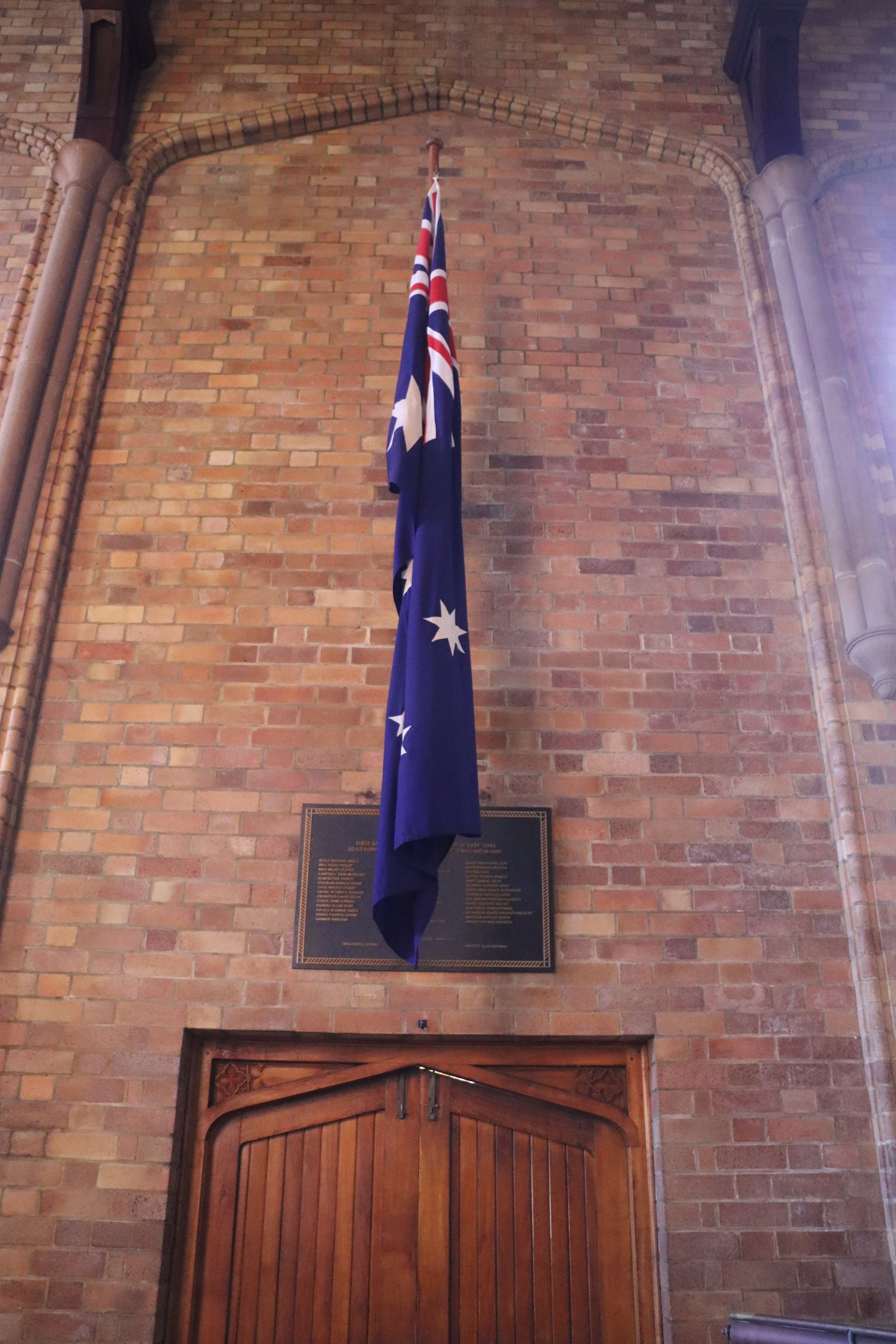 Trinity Grammar School Chapel Flagpole.