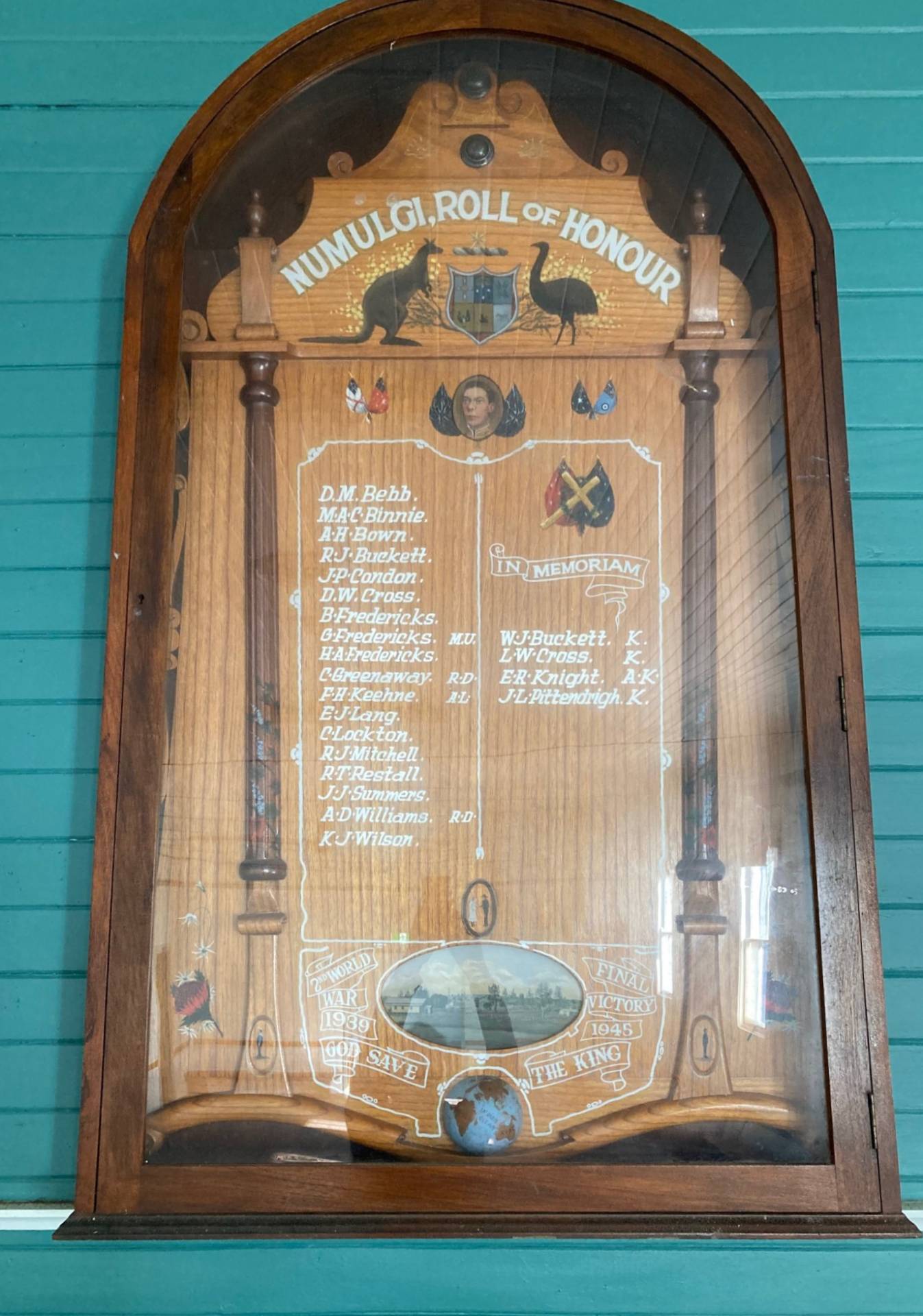 Numulgi Second World War Roll of Honour