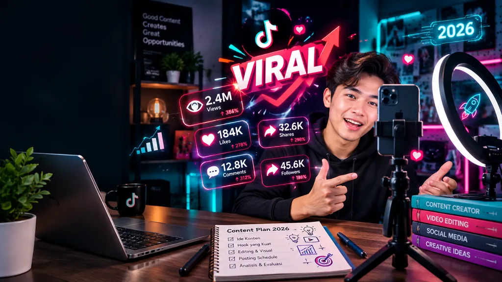 5 Strategi Jitu Agar Konten TikTok Viral di 2026