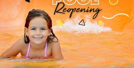 Our pool is reopening!