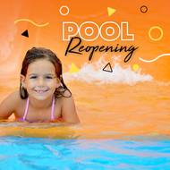 Our pool is reopening!