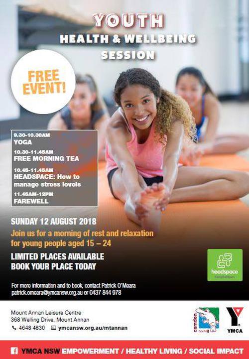 Youth health and wellbeing session