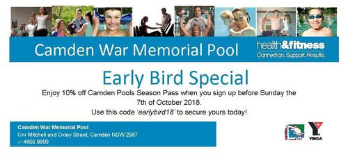 Early bird special!
