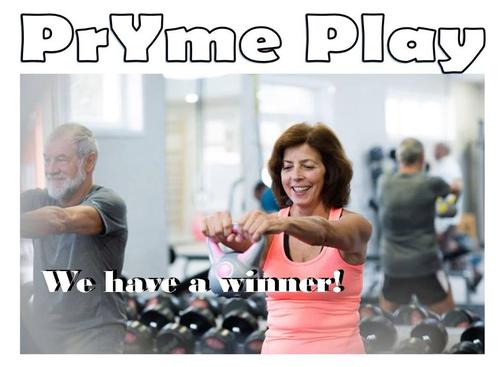 PrYme Play - we have a winner!