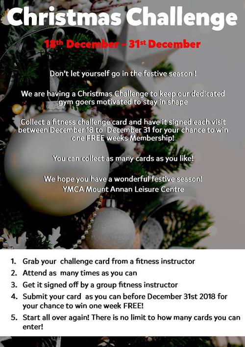 Don’t let yourself go in the festive season !