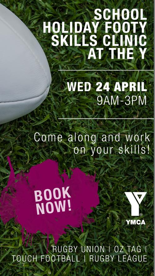 NEW School Holidays Footy Skills Clinic