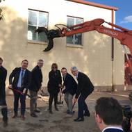 16th May 2018 - First sod turned on the new YMCA Broken Hill Integrated Wellness Centre
