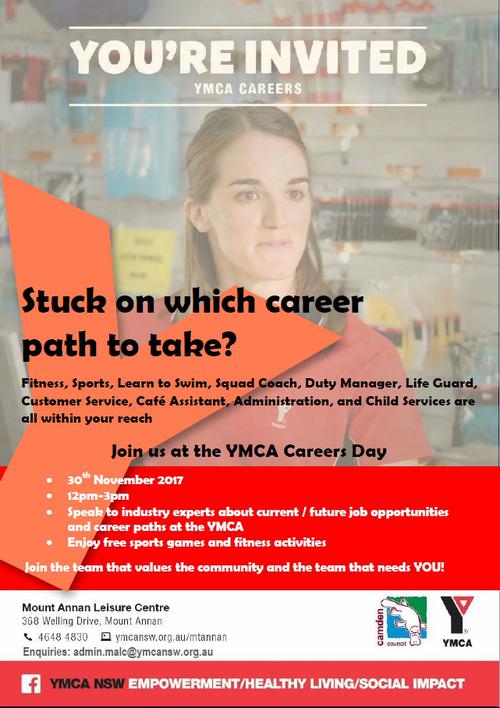 YMCA Careers Day 30th November 2017
