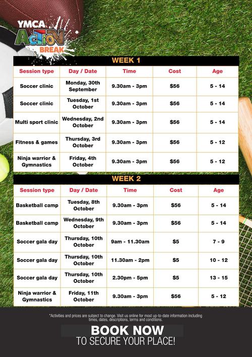 School Holiday Activities - BOOK NOW