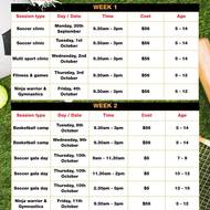 School Holiday Activities - BOOK NOW