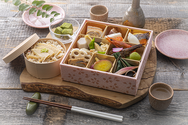 【春季3月～5月限定！】京御膳と筍ごはん抹茶わらび餅セット画像1