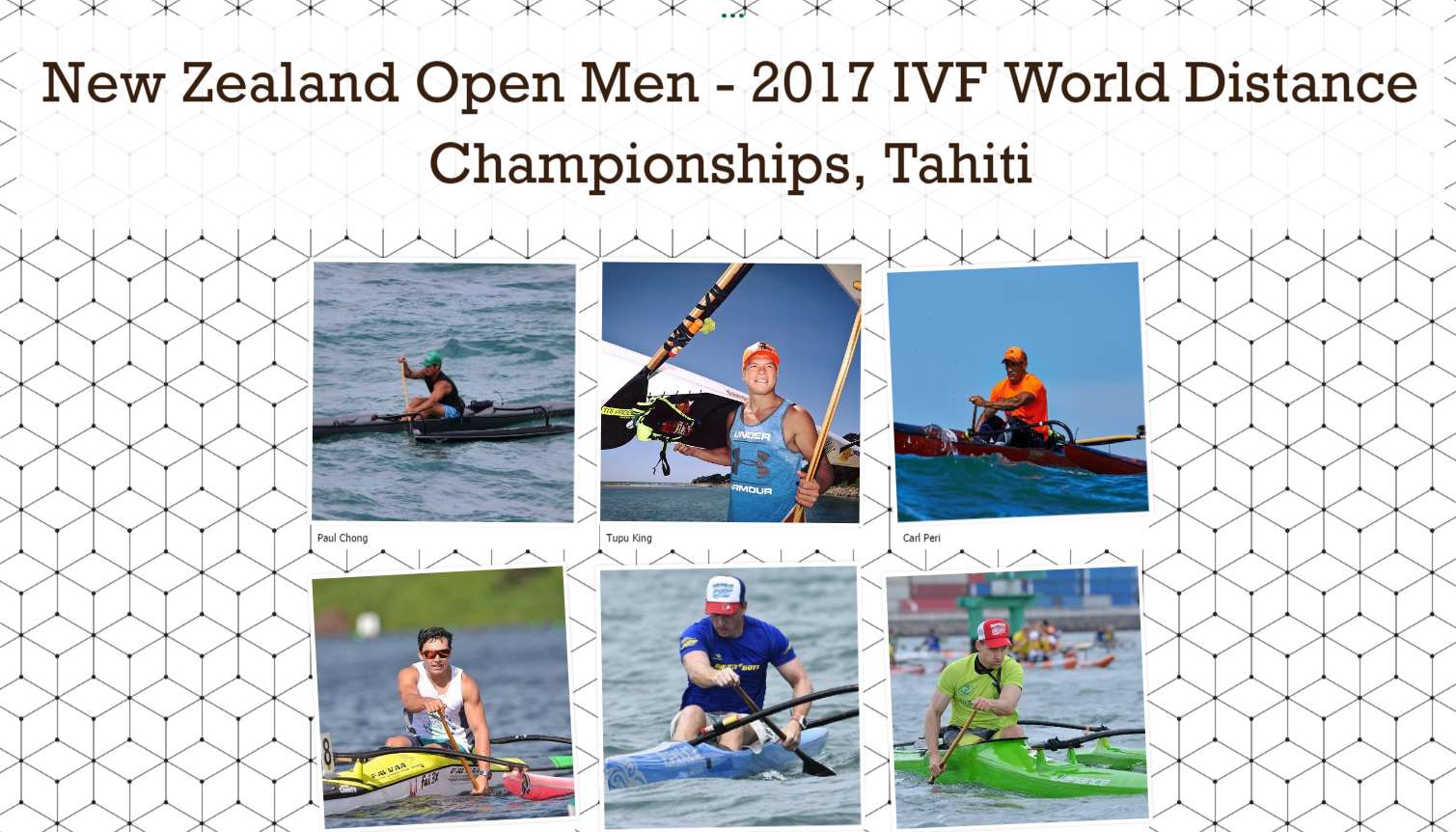  New Zealand Waka Ama Team - 2017 IVF World Distance Champs