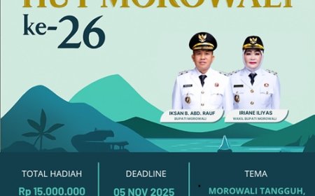 Pemkab Morowali Gelar Sayembara Desain Logo HUT ke-26 Bertema “Morowali Tangguh, Morowali Juara”