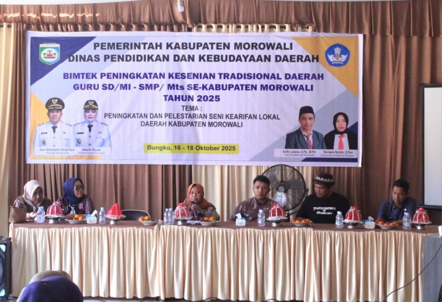 Bidang Kebudayaan Morowali Gelar Bimtek Seni Tradisional: Lestarikan Kearifan Lokal Lewat Pendidikan