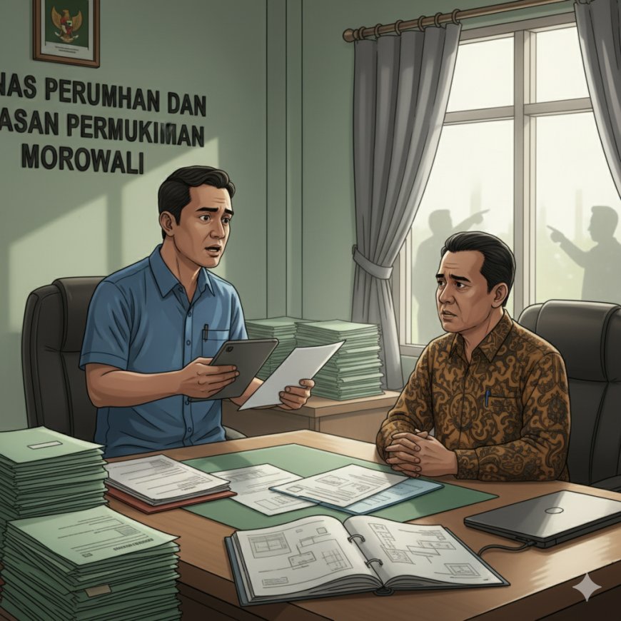 PPTK Dinas Perumahan Kabupaten Morowali Disebut Tak Berani Lepas Proyek karena “Pokir Dewan”