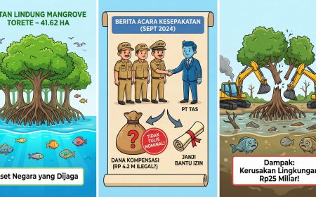 Heboh Isu Kompensasi Mangrove Torete Rp4,2 Miliar, Angka Rupiah Justru 'Hilang' dari Dokumen Resmi
