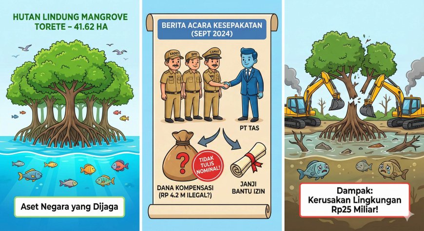 Heboh Isu Kompensasi Mangrove Torete Rp4,2 Miliar, Angka Rupiah Justru 'Hilang' dari Dokumen Resmi