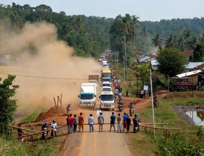 Warga Bahomoahi Blokade Jalur Alternatif Sulteng–Sulsel Mulai 15 Maret, Ini Pemicunya