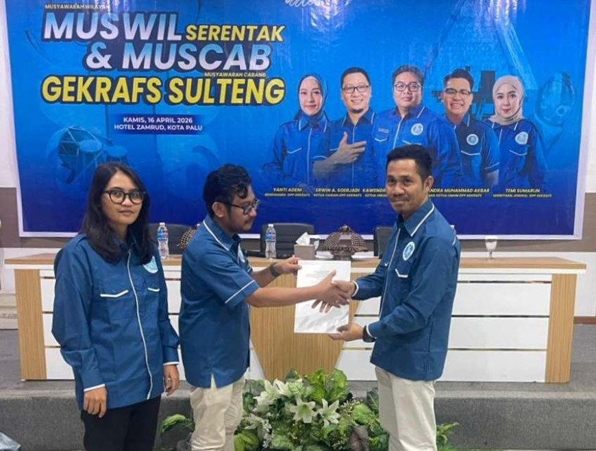 Resmi Pimpin GEKRAFS Morowali, Bahrun Samran Siap Akselerasi Sektor Ekonomi Kreatif