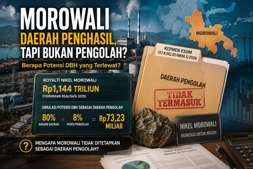 Morowali Tak Masuk Daerah Pengolah, Berapa Potensi DBH yang Terlewat?